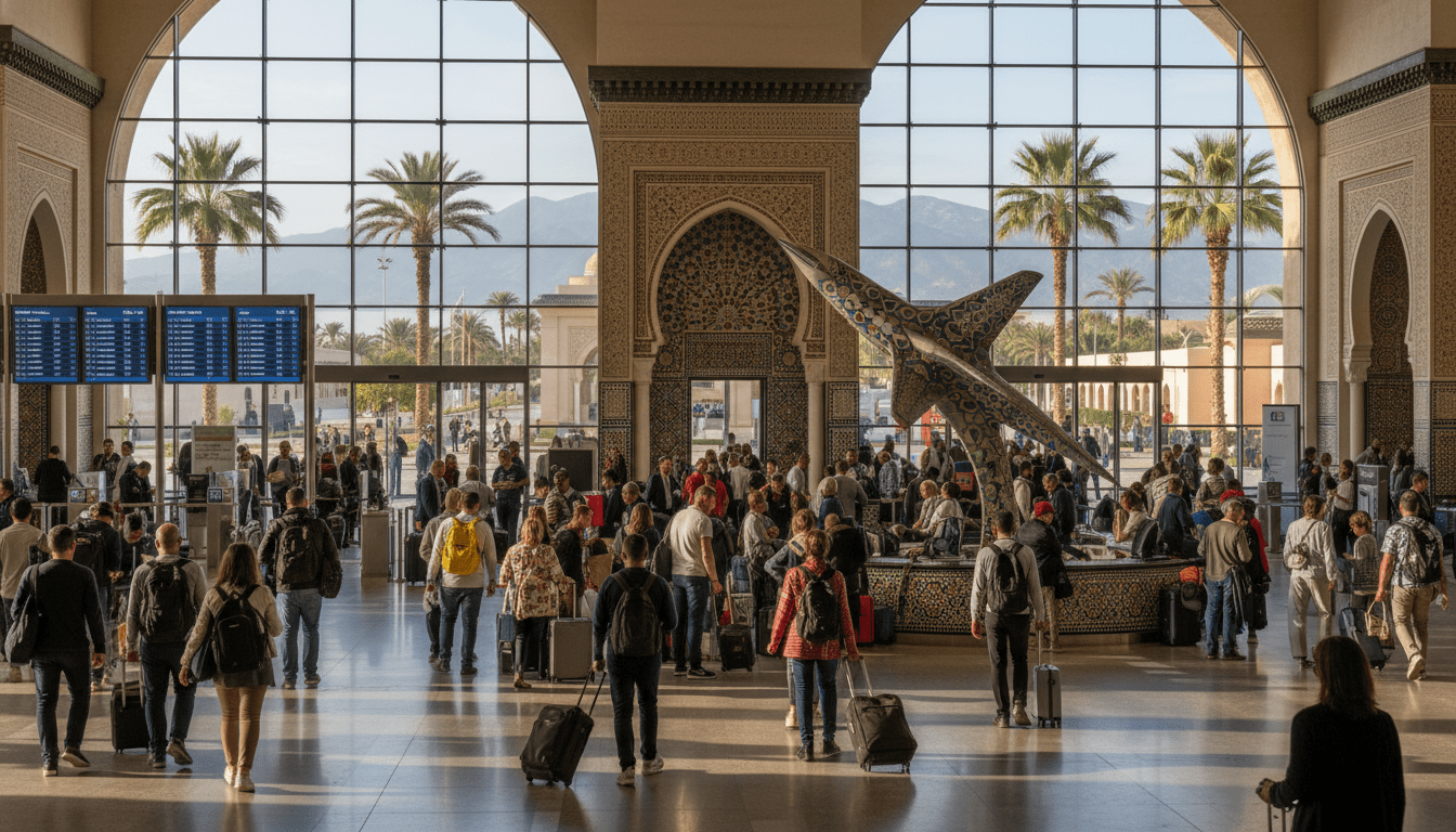 Marrakech‑Menara: 1 016 169 passagers à fin avril 2026, trafic +8,42% selon l'ONDA