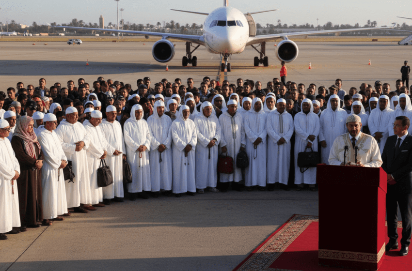  Message royal aux pèlerins marocains au départ du premier contingent du Hajj