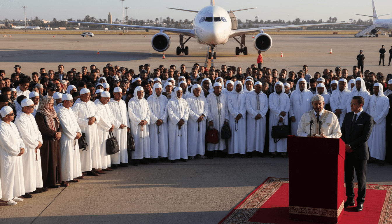 Message royal aux pèlerins marocains au départ du premier contingent du Hajj
