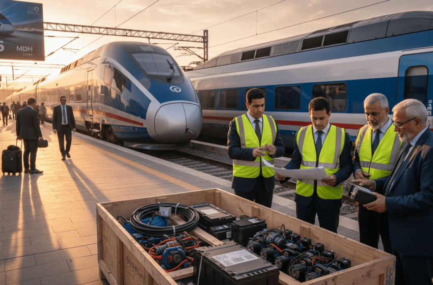  ONCF lance trois appels d’offres de 8,5 MDH pour batteries câbles et connectique