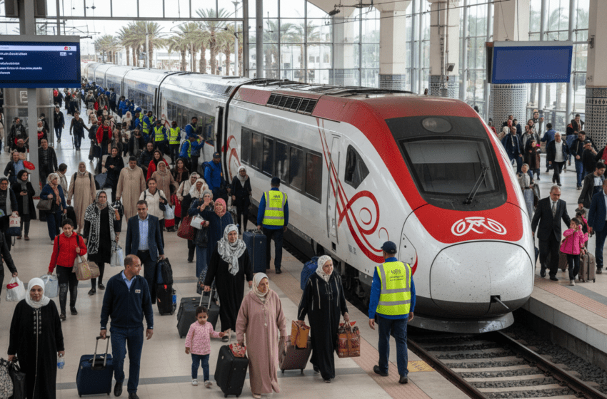 ONCF renforce ses trains du 20 mai au 7 juin pour l'Aïd