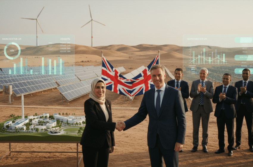  Partenariat stratégique renforcé Maroc‑Royaume‑Uni Manchester ciblée pour investissements en énergies vertes