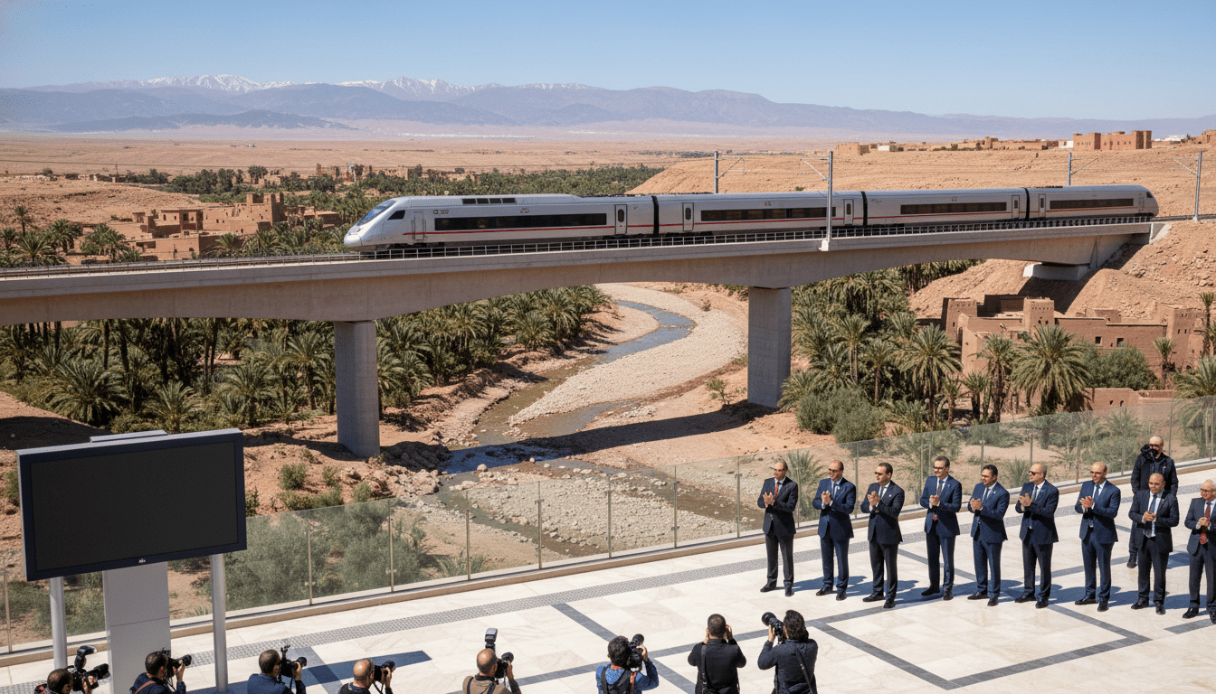 Plan ferroviaire de 96 milliards DH ONCF lance la LGV Kénitra‑Marrakech 430 km