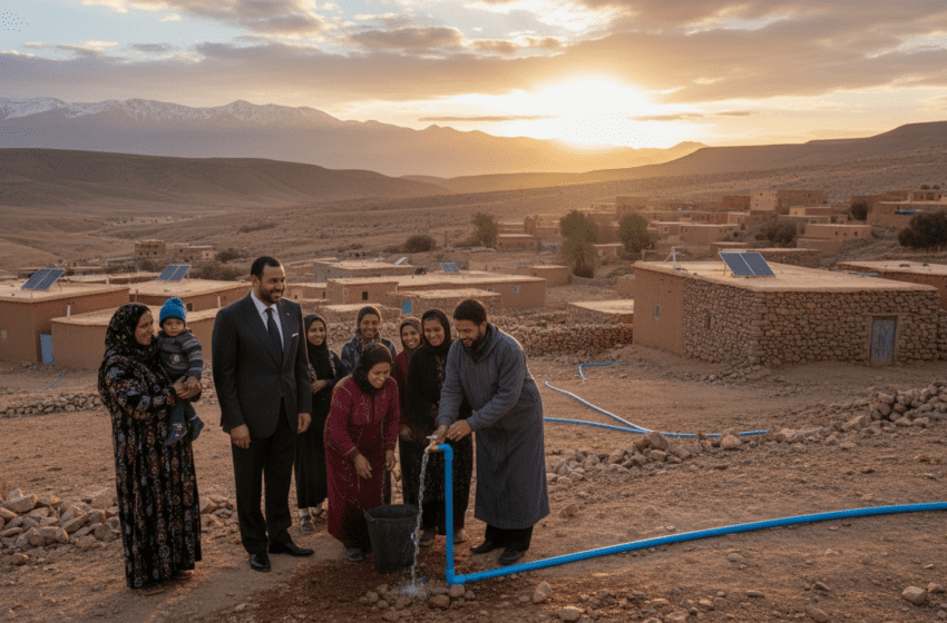  Plus de 51 % des ruraux au Maroc bénéficient du raccordement individuel à l’eau potable