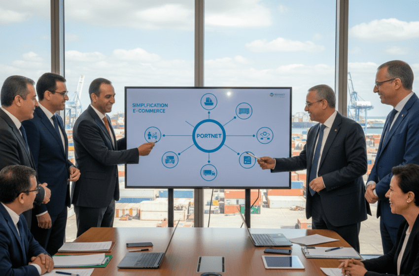 Portnet Commerce extérieur simplifie l’import‑export au Maroc