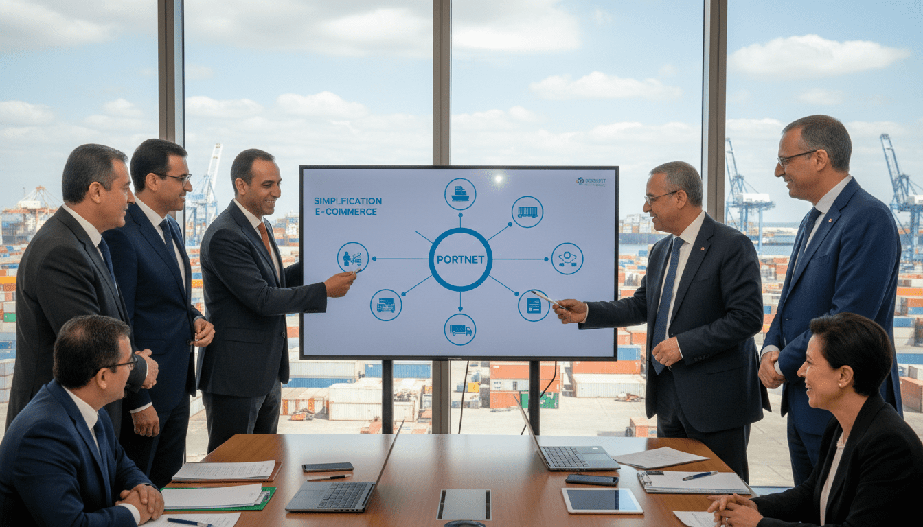 Portnet Commerce extérieur simplifie l'import‑export au Maroc