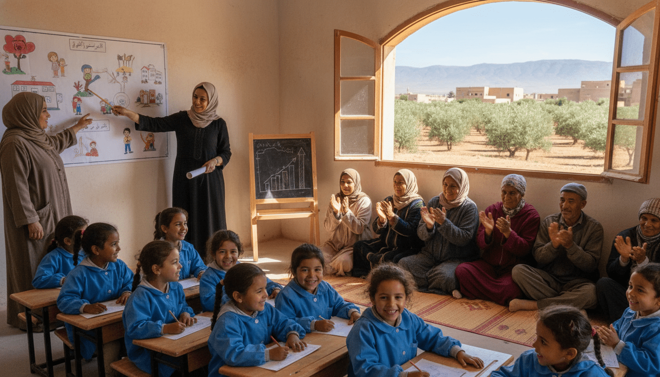 Programme préscolaire jusqu'en 2028 le taux rural passe à 81% contre 35% avant