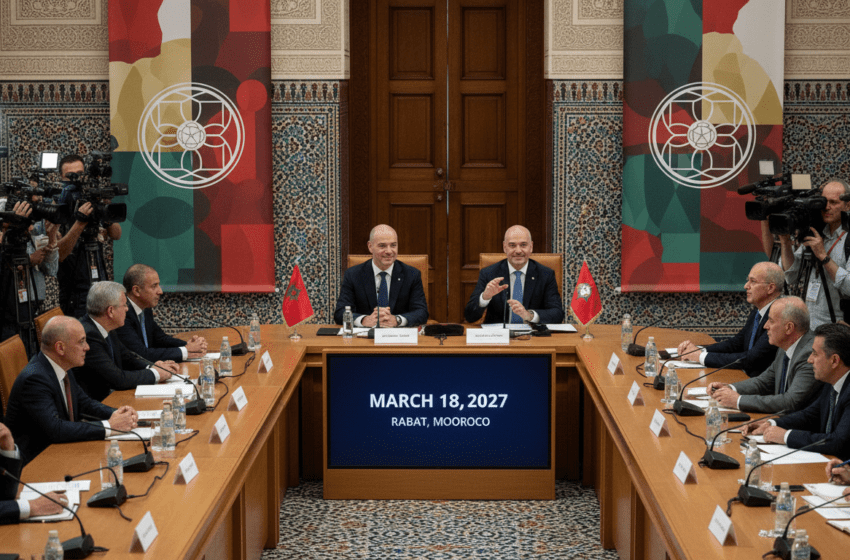  Rabat accueillera le 77e congrès électif de la FIFA le 18 mars 2027