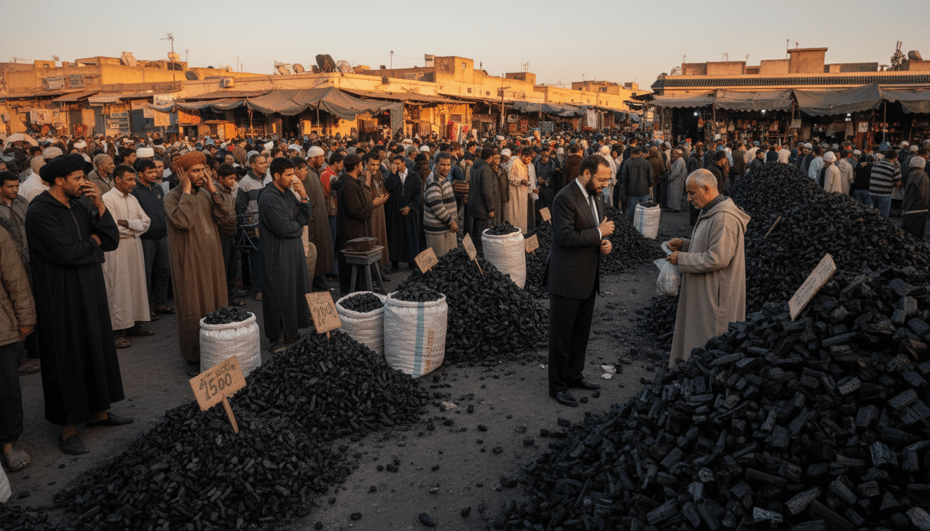 Record des prix du charbon de bois avant l'Aïd El Kébir au Maroc