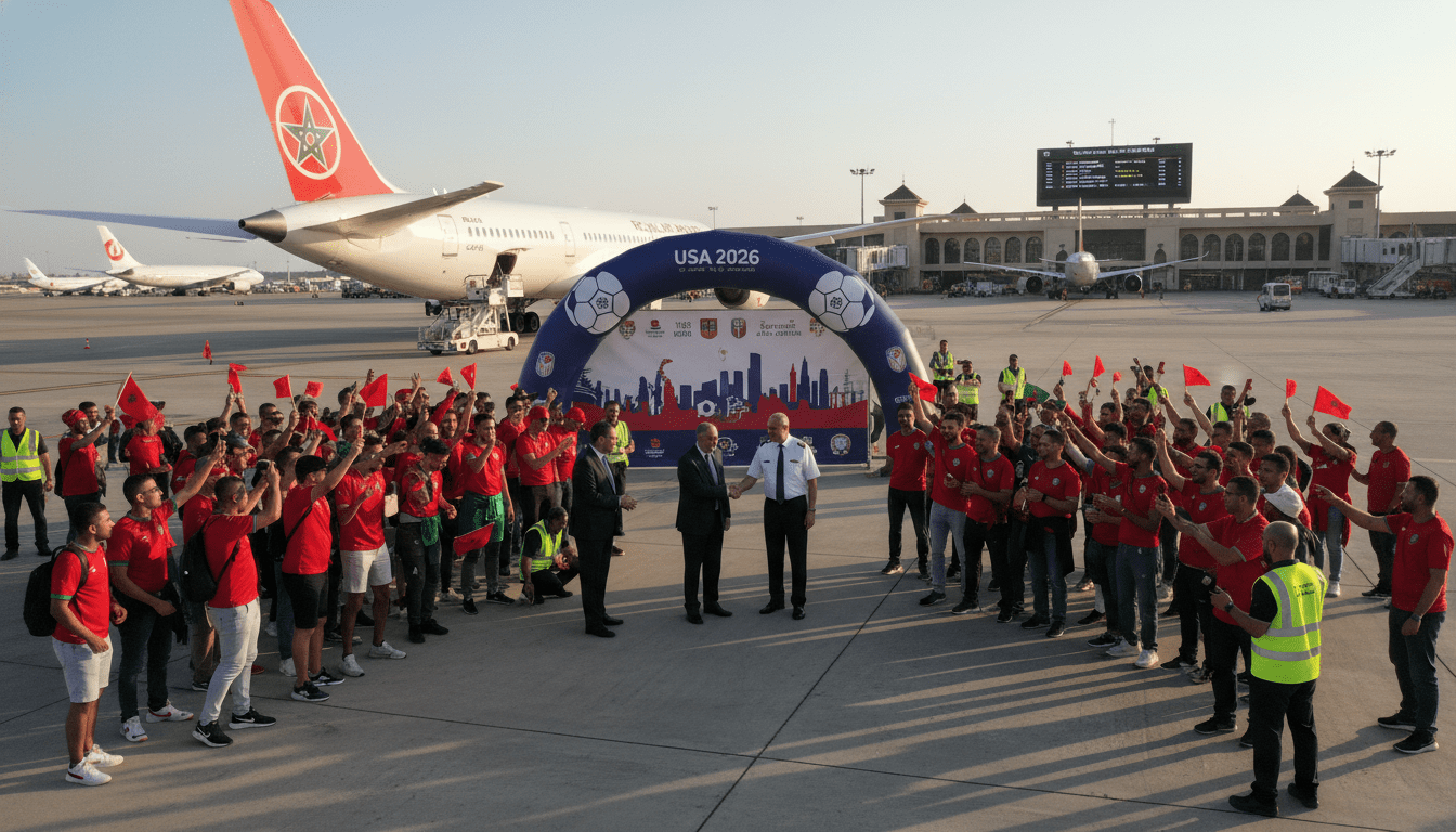Royal Air Maroc lance 32 vols spéciaux vers les États‑Unis pour le Mondial 2026