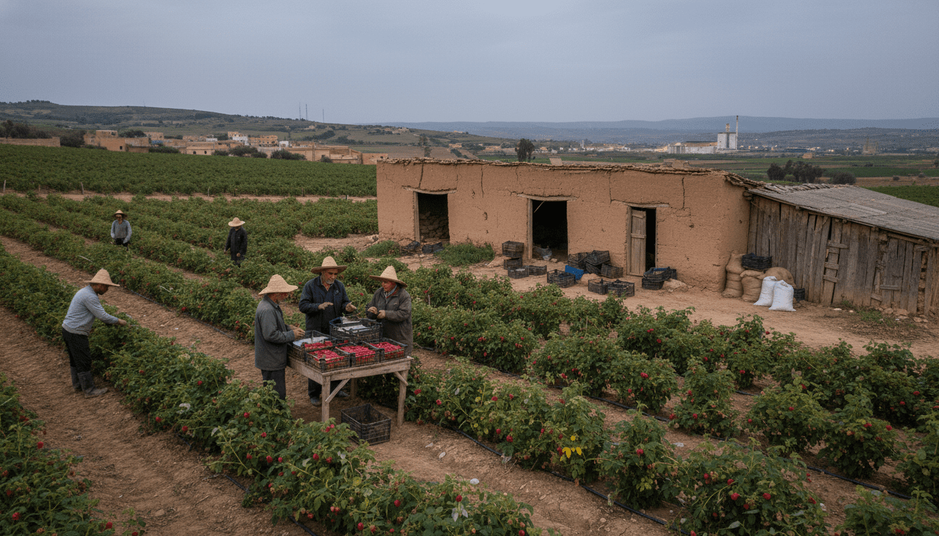 Saison instable du marché mondial de la framboise fragilise les producteurs historiques