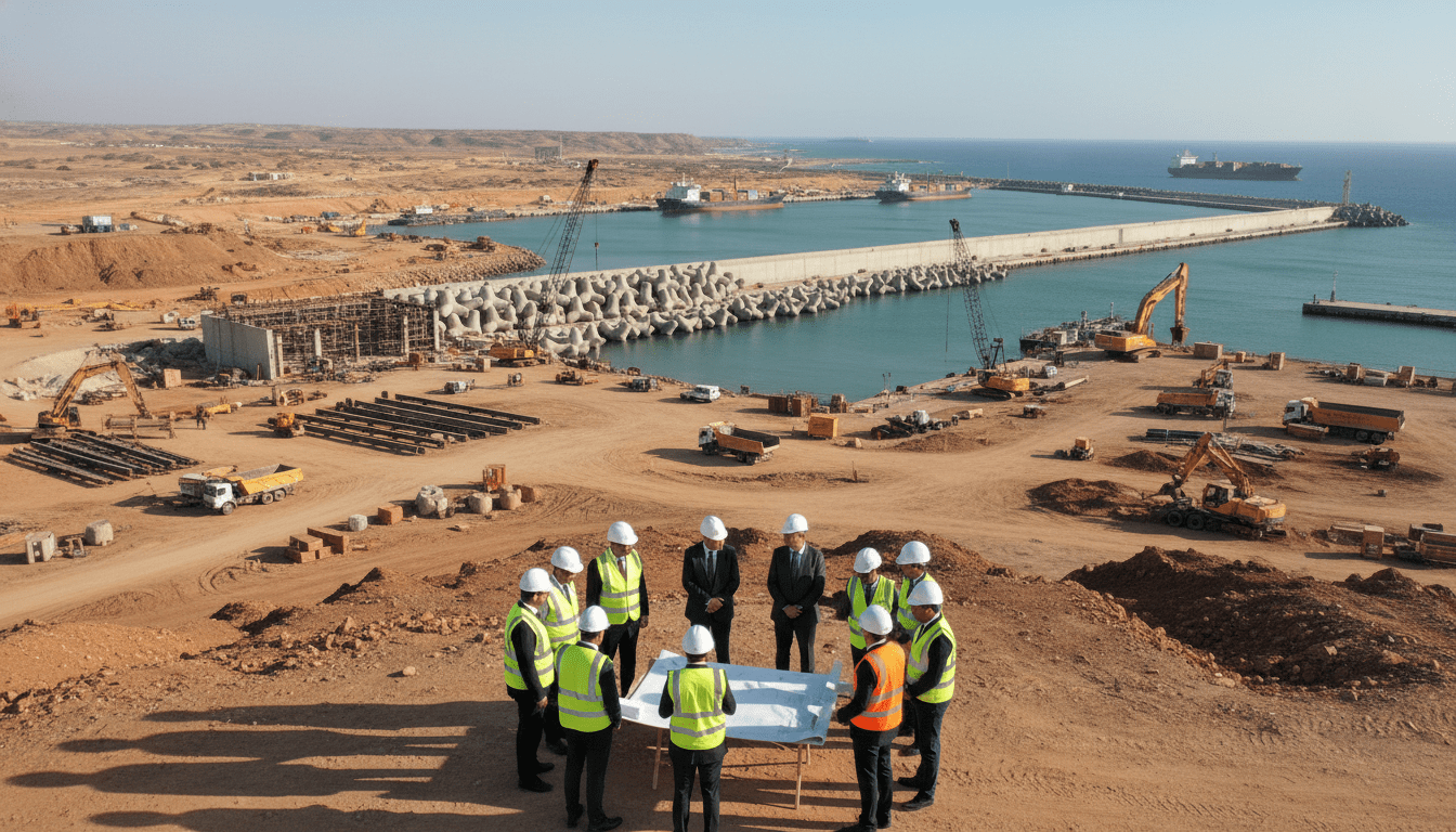 Tarragone étudie des partenariats maritimes et logistiques au chantier du port Dakhla Atlantique
