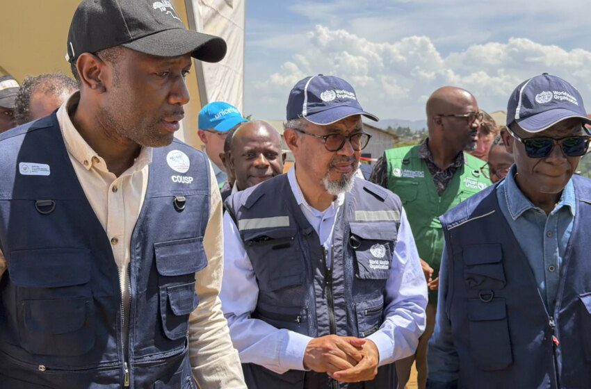  Tedros de l’OMS à Bunia alors que l’épidémie d’Ebola en RDC s’accélère