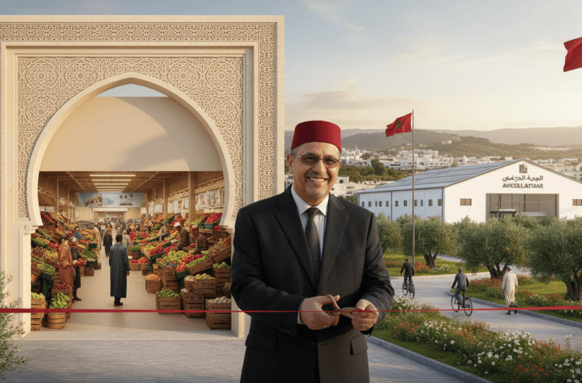 Tétouan: Ahmed El Bouari lance marché de gros, abattoir avicole et voie verte