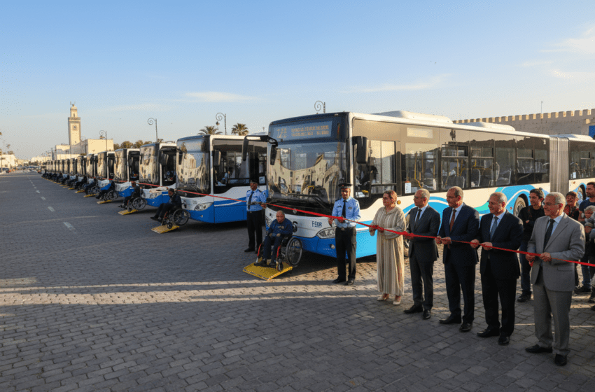  Tétouan met en service 125 autobus accessibles pour un réseau intercommunal modernisé