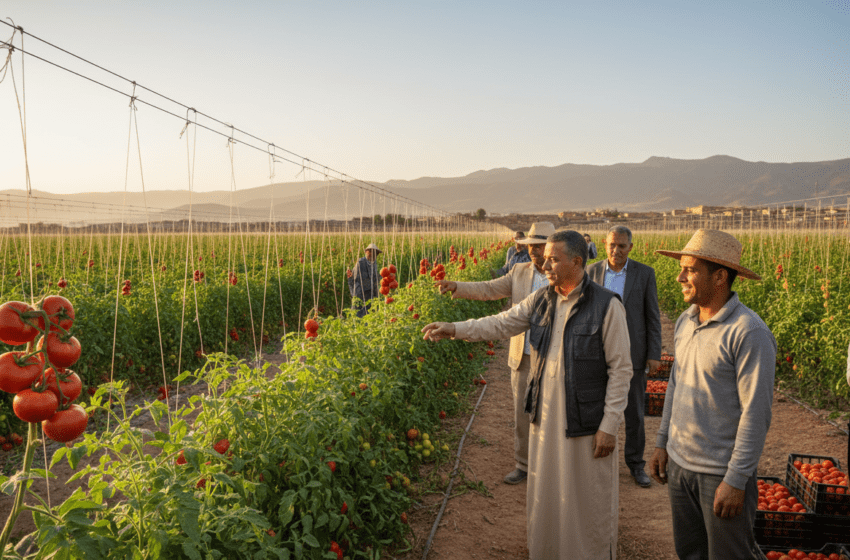  Tomate marocaine : le Souss‑Massa parie sur la résilience et la montée en gamme