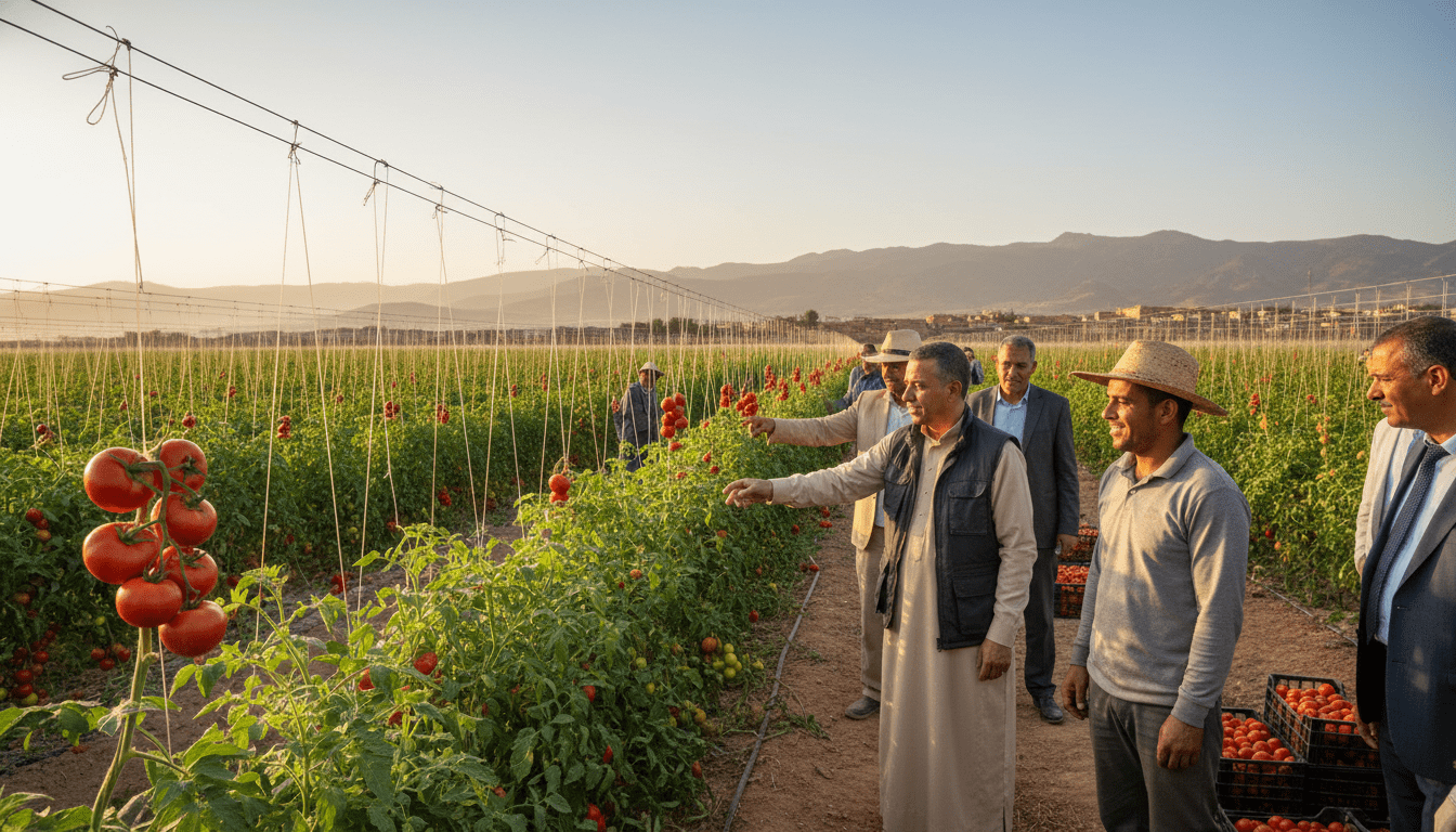 Tomate marocaine : le Souss‑Massa parie sur la résilience et la montée en gamme