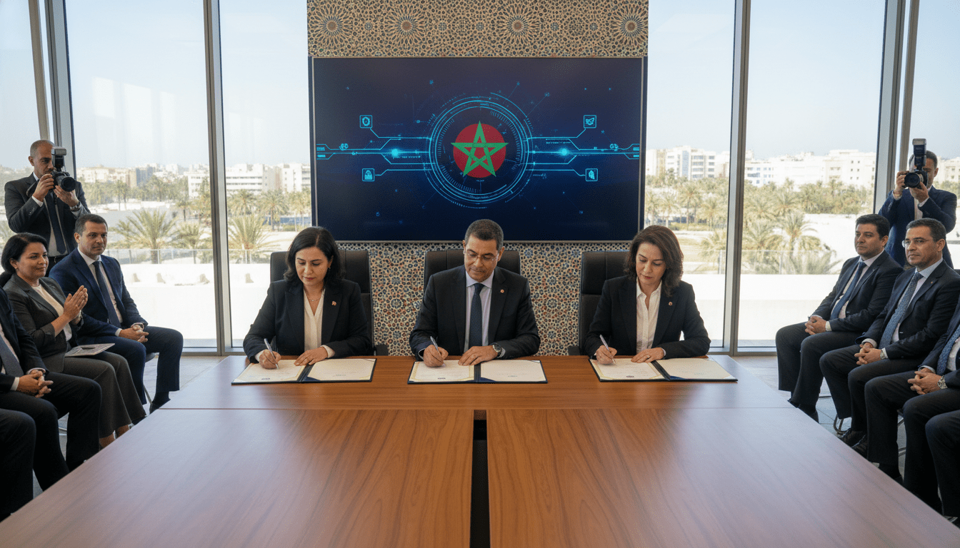 Trois conventions à Rabat pour digitaliser les services publics et renforcer la transparence