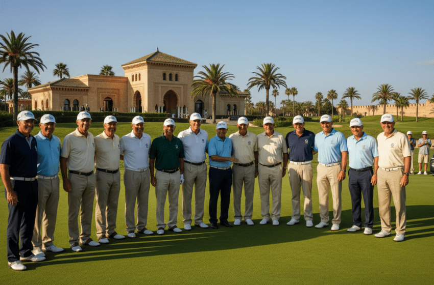  Trophée Hassan II 50e édition réunit les légendes du golf à Rabat