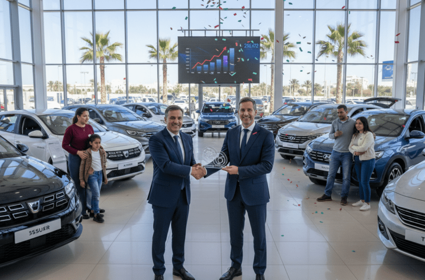  Véhicules neufs au Maroc après 235 372 ventes record en 2025 perspectives 2026