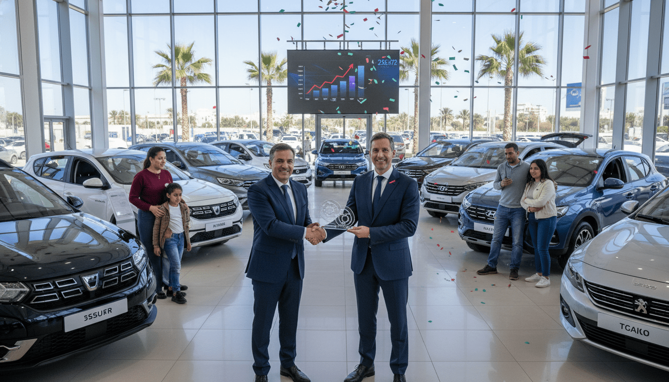 Véhicules neufs au Maroc après 235 372 ventes record en 2025 perspectives 2026