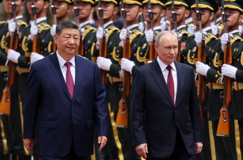  Xi reçoit Poutine à Pékin quelques jours après la visite de Trump