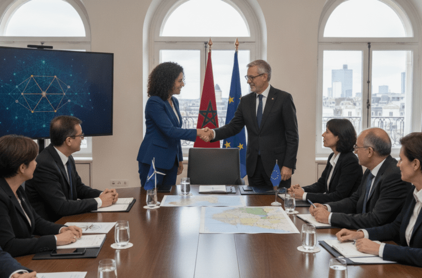  13e commission parlementaire mixte Maroc‑UE à Bruxelles renforce coopération économique énergétique et sécuritaire