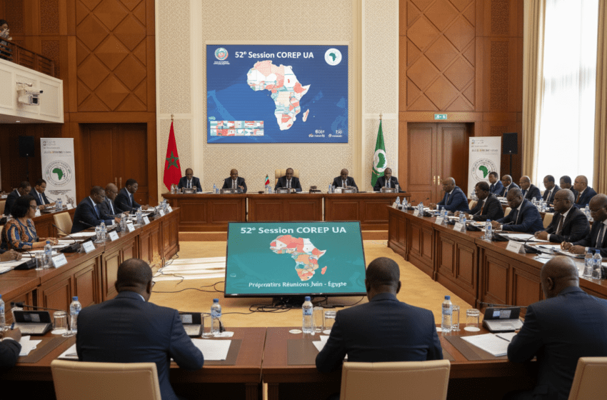  Addis-Abeba : 52e session du COREP de l’UA prépare les réunions de juin en Égypte