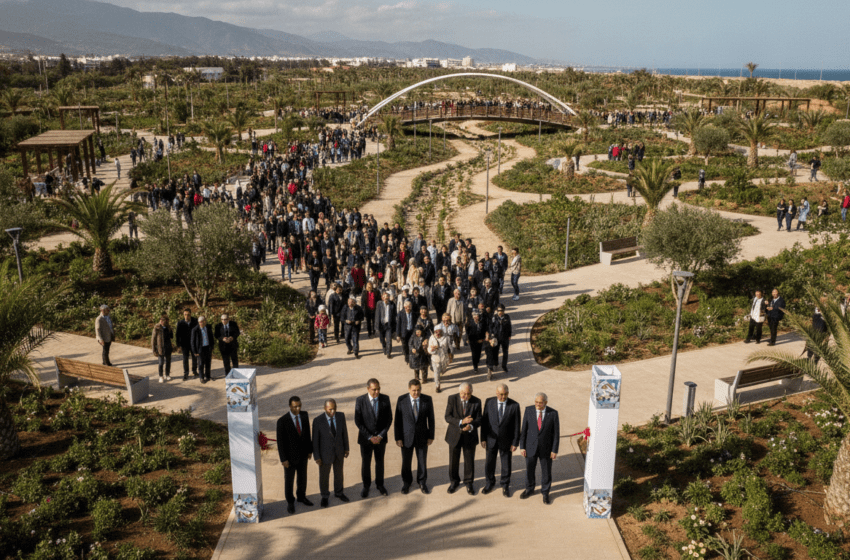 Agadir inaugure le parc Annajah de 10 hectares et augmente ses espaces verts