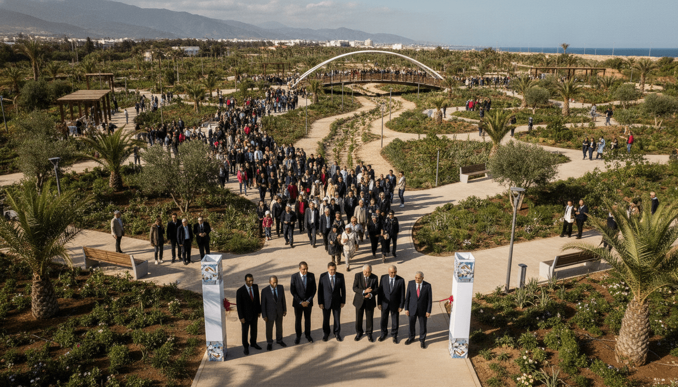 Agadir inaugure le parc Annajah de 10 hectares et augmente ses espaces verts