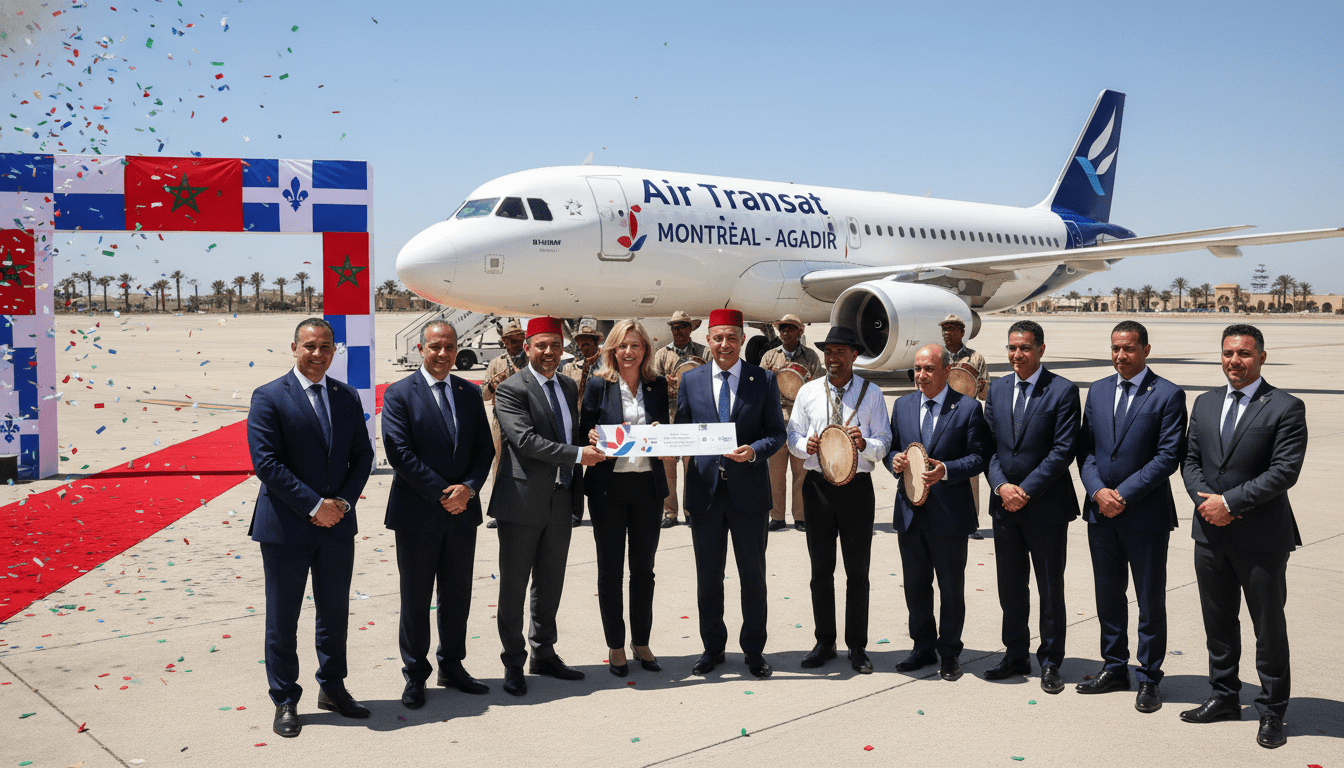 Air Transat inaugure le vol direct Montréal Agadir le 12 juin première liaison nord‑américaine