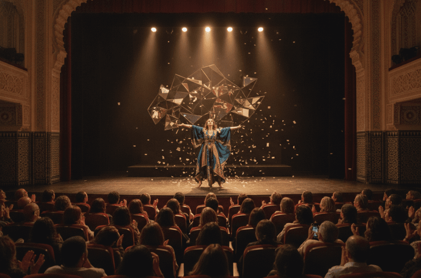 Artiste défie les certitudes devant 900 spectateurs au Théâtre Mohammed V de Rabat
