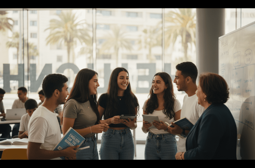  Au Maroc les jeunes privilégient l’anglais au détriment du français
