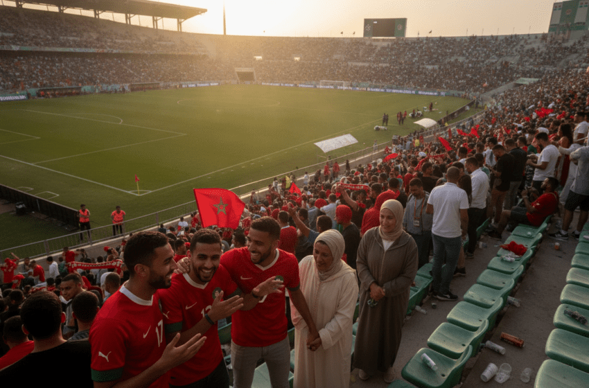  Avant-match : ambiance conviviale et souffles suspendus dans les tribunes