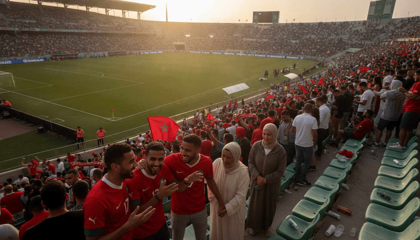 Avant-match : ambiance conviviale et souffles suspendus dans les tribunes
