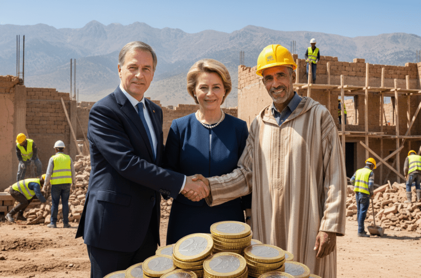  BEI et UE débloquent 500 millions d’euros pour la reconstruction post-séisme au Maroc