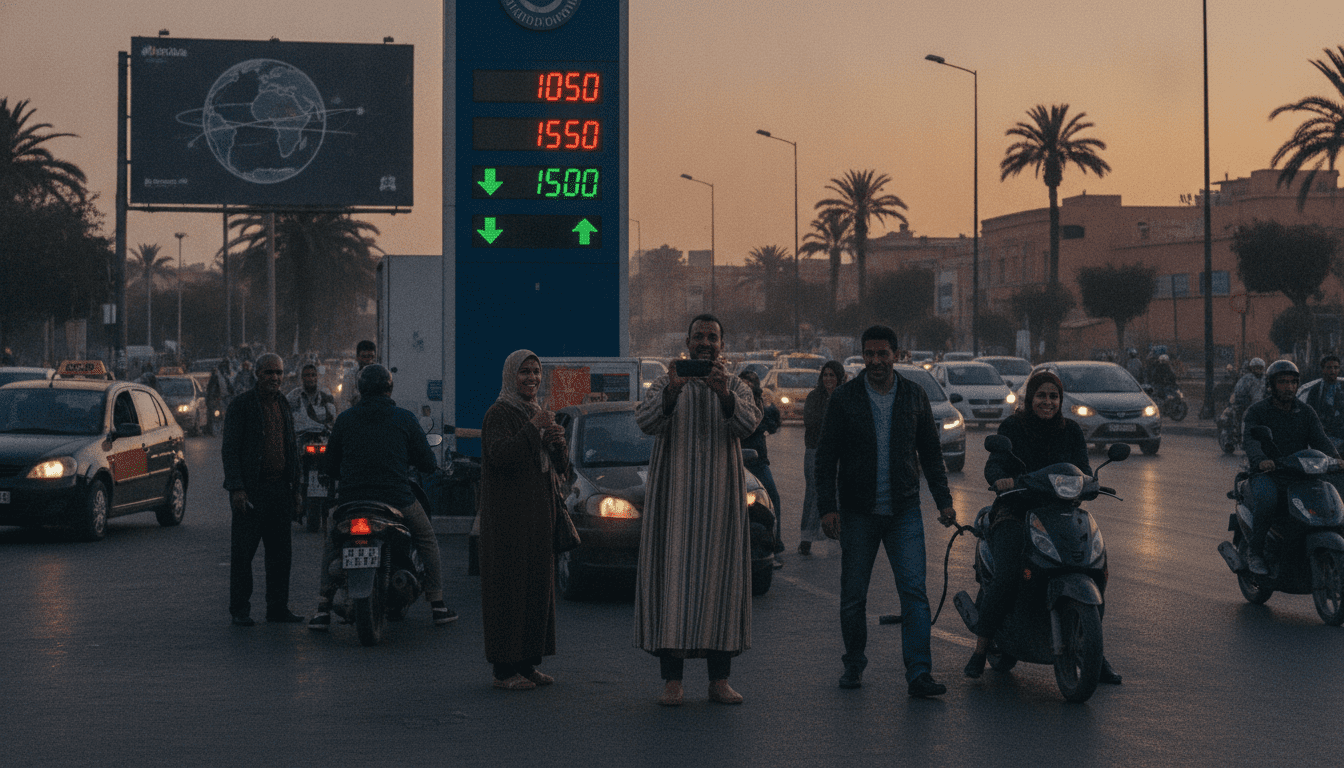 Baisse des prix à la pompe au Maroc, soulagement malgré les tensions géopolitiques