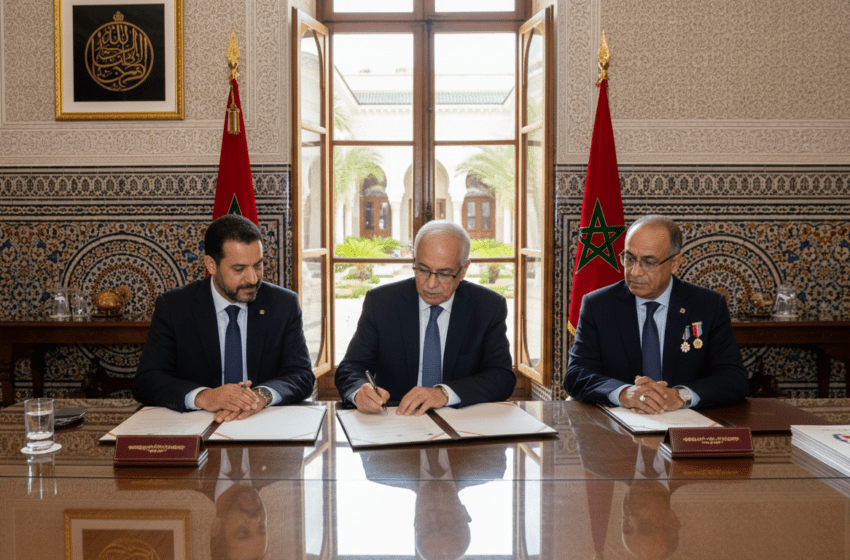  Bank Al-Maghrib, DGAPR et Fondation Mohammed VI signent programme de culture financière pour détenus
