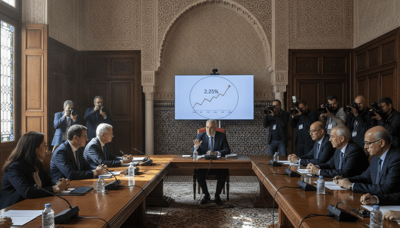 Bank Al-Maghrib maintient son taux directeur à 2,25% après réunion du 23 juin