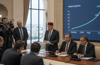 Bank Al‑Maghrib maintient le taux à 2,25% et anticipe inflation 1,5% en 2026