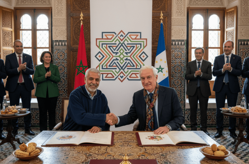  Bensaid et Legendre lancent une feuille de route pour la coopération culturelle Maroc‑IMA