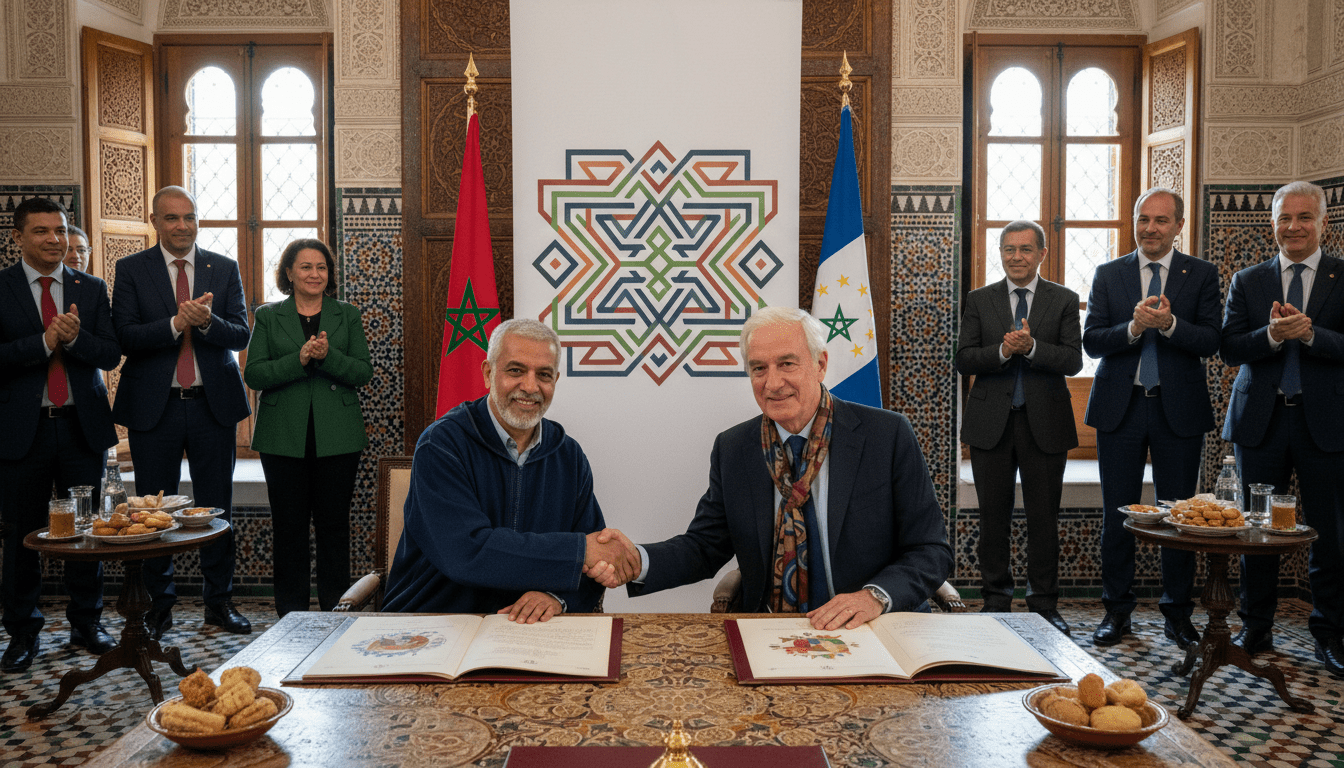 Bensaid et Legendre lancent une feuille de route pour la coopération culturelle Maroc‑IMA