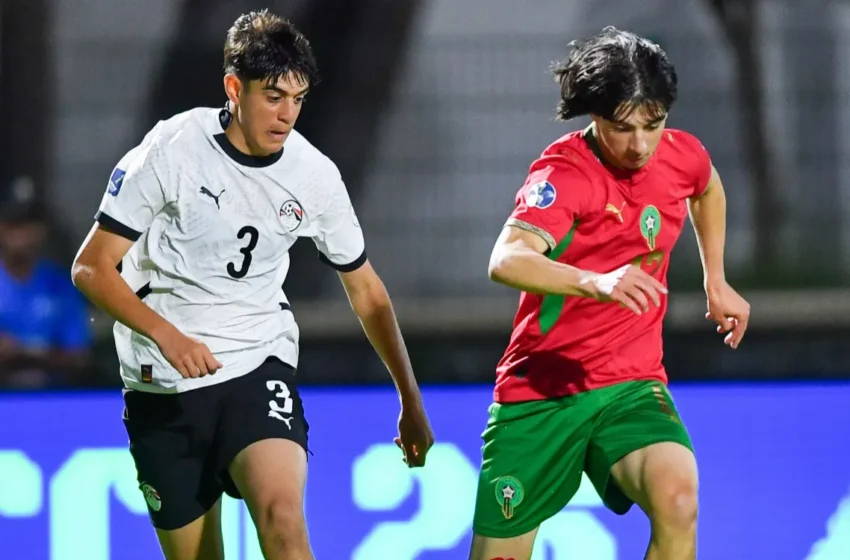  CAN U17 : Maroc–Égypte petite finale à 20h diffusion CAF TV et Arryadia