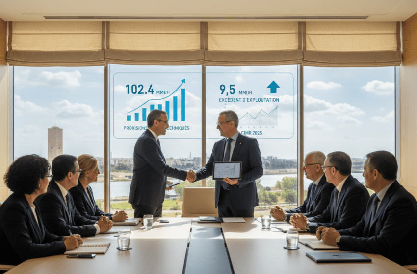 CIMR : provisions techniques 102,4 MMDH et excédent d’exploitation 9,5 MMDH en 2025