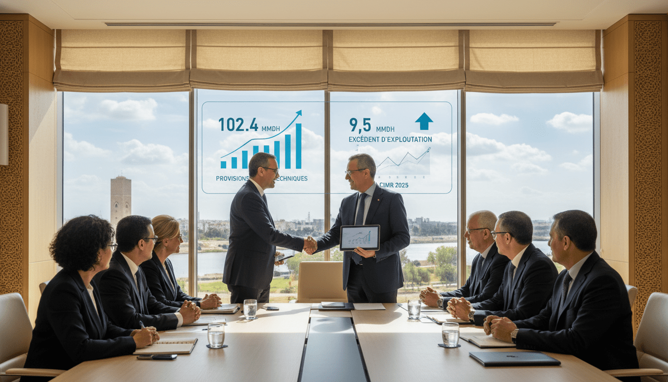 CIMR : provisions techniques 102,4 MMDH et excédent d’exploitation 9,5 MMDH en 2025