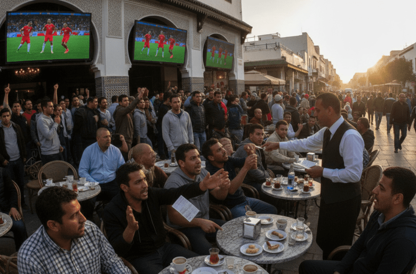  Cafés de Casablanca critiqués pour surtaxation pendant le match des Lions de l’Atlas