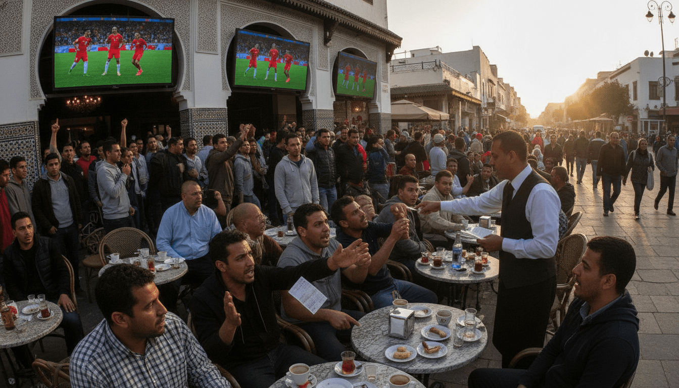 Cafés de Casablanca critiqués pour surtaxation pendant le match des Lions de l'Atlas