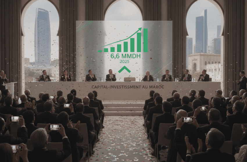  Capital‑investissement au Maroc en 2025 : levées record de 6,6 MMDH