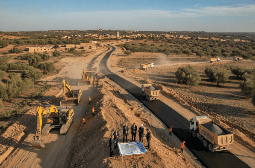  Casablanca-Settat : l’AREP lance 1 130 km de routes rurales pour 1 milliard de dirhams