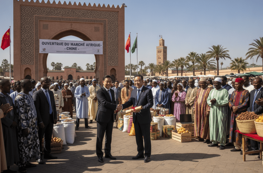  Chine ouvre son marché à 53 pays africains à partir du 1er mai